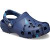 Crocs Classic Marbled Clog T, Zoccoli Unisex - Bambini e Ragazzi, Multicolore Marbled Navy Multi, 22/23 EU