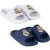 CERDÁ LIFE'S LITTLE MOMENTS Infradito da spiaggia EVA Real Madrid per bambini e adulti, scarpe ufficiali leggere e antiscivolo, sandali estivi, unisex, bianco, 36/37 EU