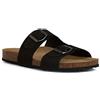 Geox D BRIONIA, Sandali Donna, Nero, 40 EU