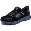 Skechers Oak Canyon CONSISTENT Winner, Scarpe da Escursionismo Uomo, Nero, 41 EU