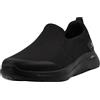 Skechers Sneakers da Uomo, Nero/Grigio, 25.0 cm