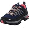 CMP Rigel Low Wmn Trekking Shoe Wp, Scarpe da trekking Donna, Blue-Corallo, 36 EU