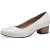 Jana 8-22360-42, Scarpe décolleté Donna, Bianco , 38 EU