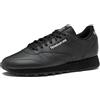 Reebok Classic Leather, Scarpe da Ginnastica Uomo, CBLACK/CBLACK/PUGRY5, 34.5 EU
