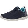 Skechers Virtù, Scarpe da ginnastica Donna, Marina Militare, 38 EU