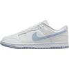 Nike DV0831-109 Dunk Low Retro Uomo, White/LT Armory Blue-Summit White EU 0