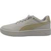 Puma Court Lally Sneaker, White-Alpine Snow, 37, Puma Bianca Neve Alpina, 37 EU