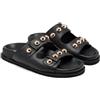 GIOSEPPO WRENTHAM, Sandali piatti da donna, nero, 39 EU, Nero, 39 EU
