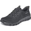 Skechers Donna Glide-Step Elevate Amaze Slip-In ALLENATRICE, Black Mesh, 37 EU