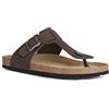 Geox U Sandal Ghita D, Sandali Uomo, Marrone (Dk Coffee C6024), 44 EU