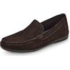 Geox U SIRON A, Mocassino Uomo, Dark Brown, 43 EU