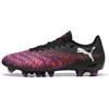 Puma Future 8 Play FG/AG - Scarpe da Calcio Unisex, Puma Black-Puma White-Glowing Red,