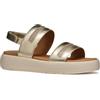 Geox D CAMALEI C, Sandalo Piatto Donna, Lt Gold, 38 EU