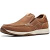 Clarks Mocassino Sailview Uomo, Nubuck Chiaro Marrone Chiaro, 39.5 EU