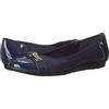 Anne Klein Women's Able Ballet Flat Shoe, Navy Multi Fabric, 8.5 W US