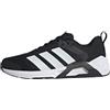 adidas Uomo Dropset Control Training Shoes, Core Black/Ftwr White/Lucid Red, 40 EU
