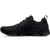 Under Armour Scarpe da trail running Micro G Strikefast da donna, Nero (001)/Grigio Pitch, 37.5 EU