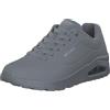 Skechers Uno Stand On Air, Scarpe da ginnastica Uomo, Light Grey Durabuck Mesh, 39.5 EU