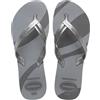 Havaianas Elegance Print Donna FlipFlop New Graphite 37 EU