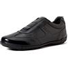 Geox U Edgware B, Sneakers Uomo, Nero, 45 EU