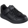 Skechers Sneaker Quick Street Bambino, Finitura Nera Sintetica Nera, 9.5 UK Child