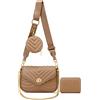 JEEHAN Borse a tracolla trapuntate per le donne Borse a tracolla di design Piccola borsa, medium