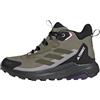 adidas Donna Terrex Anylander Mid Rain.Rdy Hiking Shoes, Olive Strata/Night Cargo/Core Black, 38 2/3 EU