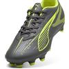Puma Ultra 5 Play Fg/AG Wn's, Soccer Shoe Donna, Matte Aged Silver Yellow Alert Puma Aged Silver, 38 EU