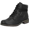 Rieker 71222, Stivali Donna, Black 01, 42 EU