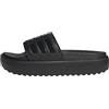 adidas Donna Adilette Platform Slides, Core Black/Core Black/Core Black, 39 EU
