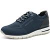 MARCO TOZZI Donna Sneaker Morbida Feel Me Soletta Estraibile Morbida Fodera Interna Vegano Moderno, Blu (Navy Comb), 37 EU