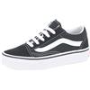 Vans Old Skool (Suede/Canvas), Sneaker Unisex - Bambini e ragazzi, Nero Black True White, 28 EU