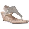 White MountainW21045 - All Good donna, argento (Light Gold Glitter), 38.5 EU