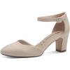 Tamaris Décolleté da donna con tacco a blocco beige 39 EU