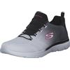Skechers Donna Summits Bright Charmer Scarpe da ginnastica, Black & White Mesh/Trim, 39 EU