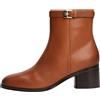 Tommy Hilfiger Donna Stivaletti Buckle Riding Mid Heel in Pelle