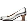 Fly London BAZE086FLY, Moccasin Women's Fashion Shoes, Silver, 39