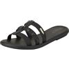 melissa Women's Sun Atlantis Ad Flat Sandal, Black, 4 UK