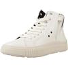 Geox J LAQUINNY Girl Sneaker, LT Avory/Argento, 32 EU, Argento Avorio, 32 EU
