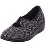Fischer Markenschuh Fischer Dora - Pantofole a collo basso Donna, Nero (Schwarzbunt 229), 38 EU
