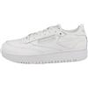 Reebok Club C Double, Sneaker Donna, 40 EU, Ftwwht Ftwwht Cdgry2