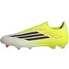 adidas Unisex - Adulto F50 League Laceless Firm Ground/Multi Ground Football Boots, Team Solar Yellow 2/Core Black/Lucid Red, 46 EU