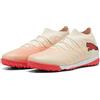 Puma Scarpa da Calcio Unisex Future 9 Match TT, SUGARED Almond White-Ultra Red Black, Taglia 40