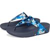 Fitflop Lulu Flowerz Leather Toe-Post Sandals, Sandali Donna