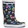 Aigle Lolly Pop Play2, Stivali in Gomma Unisex - Bambini e ragazzi, Multicolore Mostri, 24 EU