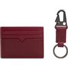 Tommy Hilfiger Uomo Set Regalo Crest Porta Carte e Portachiavi, Rosso (Deep Rouge), Taglia Unica