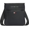 Tommy Hilfiger Uomo Borsa a Tracolla Essential PU Mini Crossover Piccola, Nero (Black), Taglia Unica