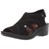 LifeStride BZees Sandalo Dream Donna, Rete nera., 38.5 EU