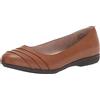 CLIFFS BY WHITE MOUNTAIN Clara, Ballerine Donna, Cognac, 41.5 EU Larga