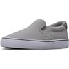 Lugz Scarpe da Ginnastica da Uomo Clipper Classic Slip-on in Tela, Lega Antracite Bianco Grigio, 40 EU Larga